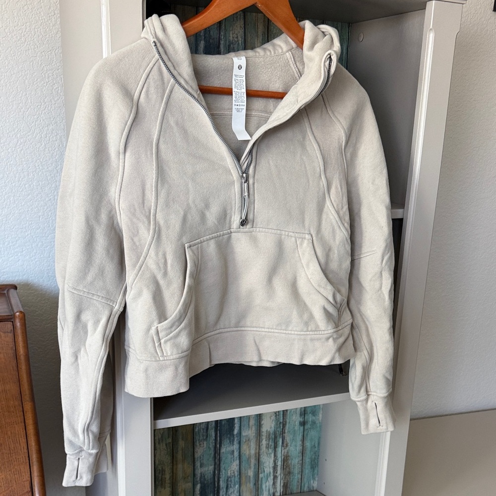lululemon athletica Light Gray Hoodie